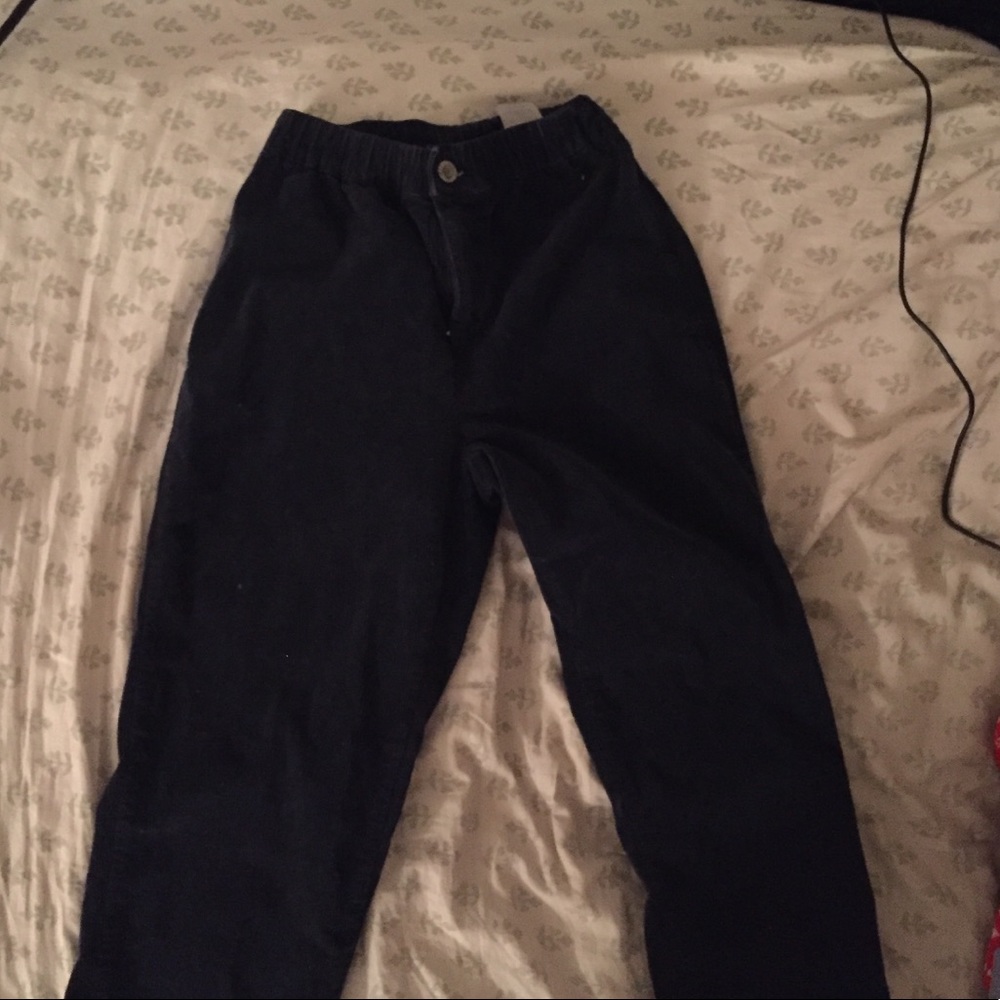 Navy Brandy Melville Corduroy Tildens